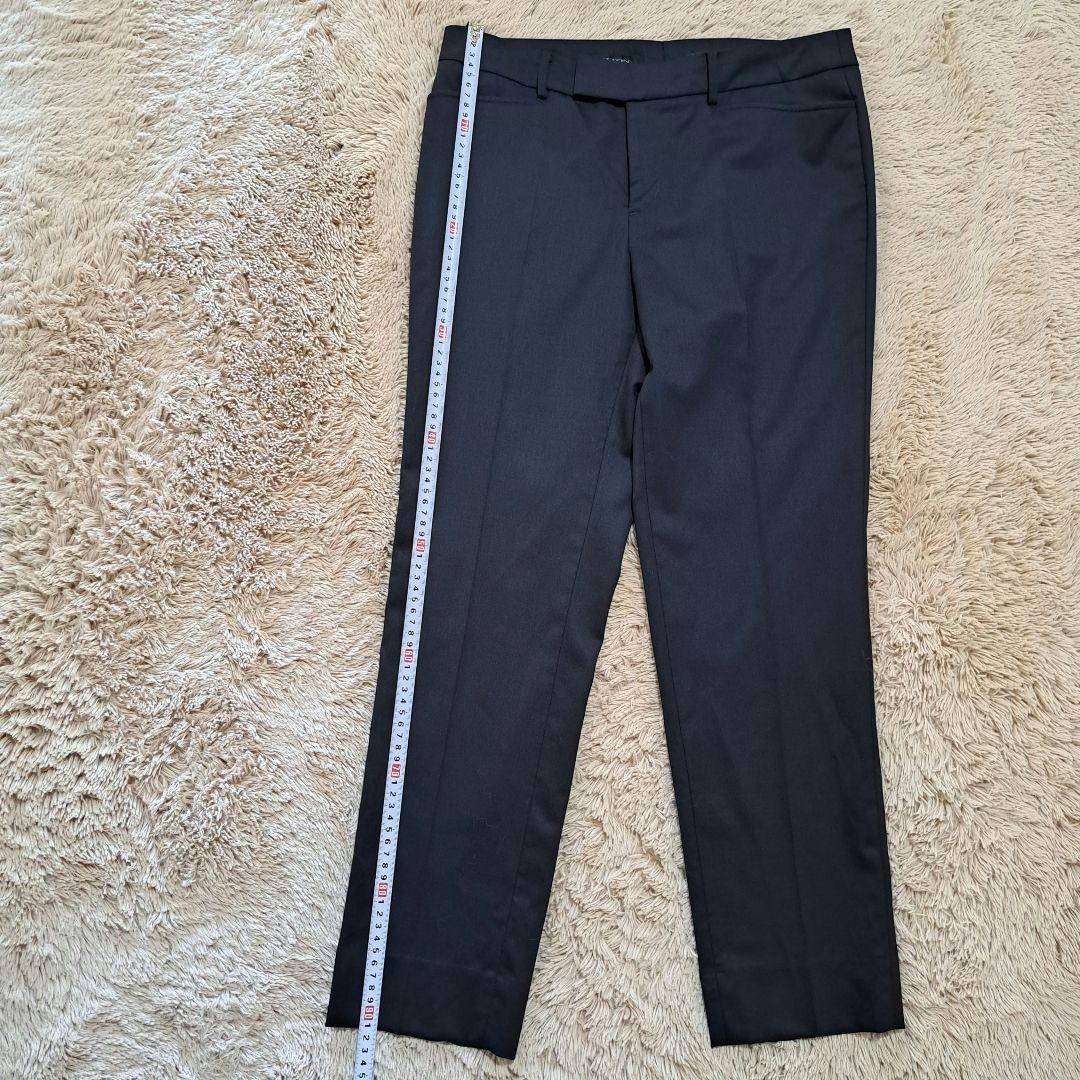 HILTON ヒルトン super110's パンツスーツ セット 黒　無地