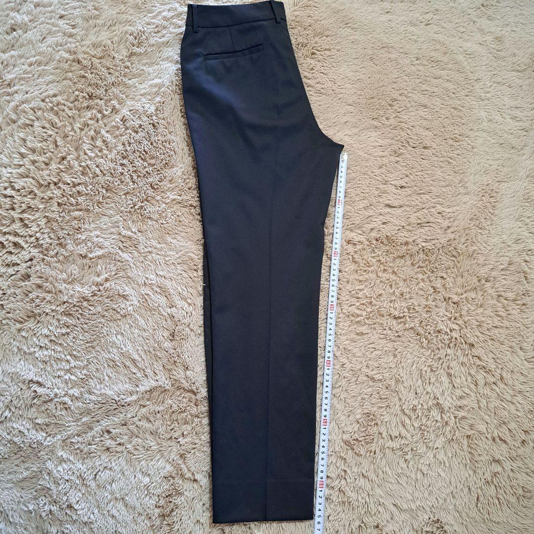 HILTON ヒルトン super110's パンツスーツ セット 黒　無地