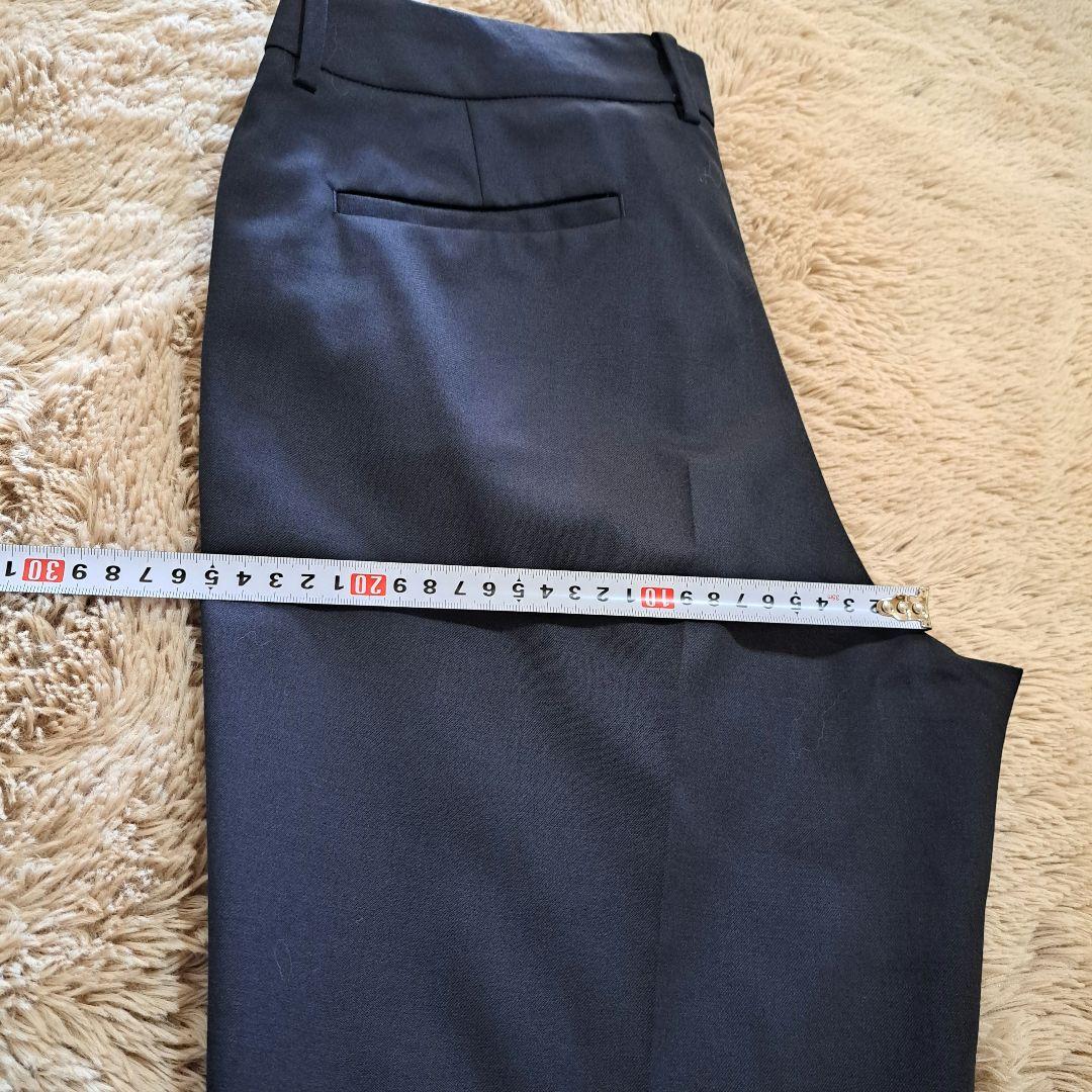 HILTON ヒルトン super110's パンツスーツ セット 黒　無地