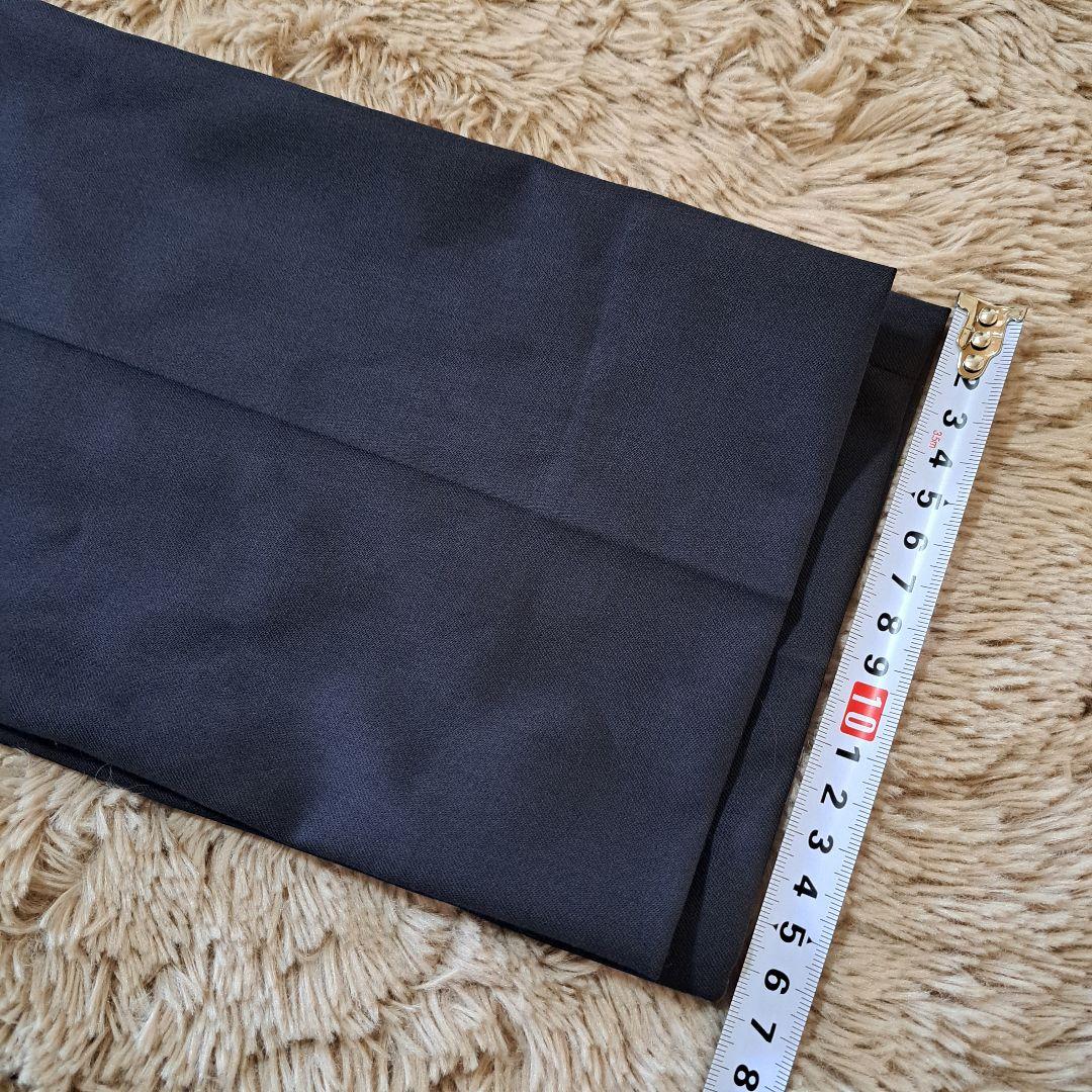 HILTON ヒルトン super110's パンツスーツ セット 黒　無地