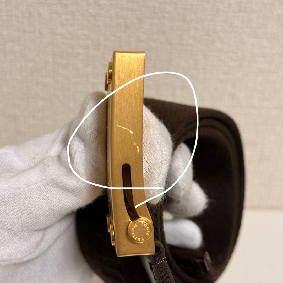 LOUIS VUITTON サンチュール　ベンガル　ベルト　キャンバス