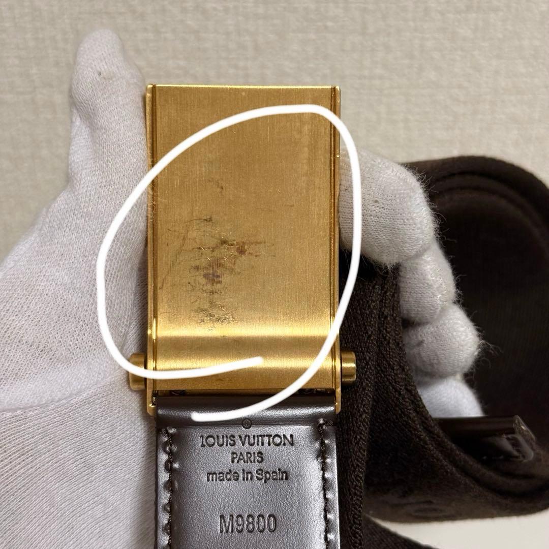LOUIS VUITTON サンチュール　ベンガル　ベルト　キャンバス