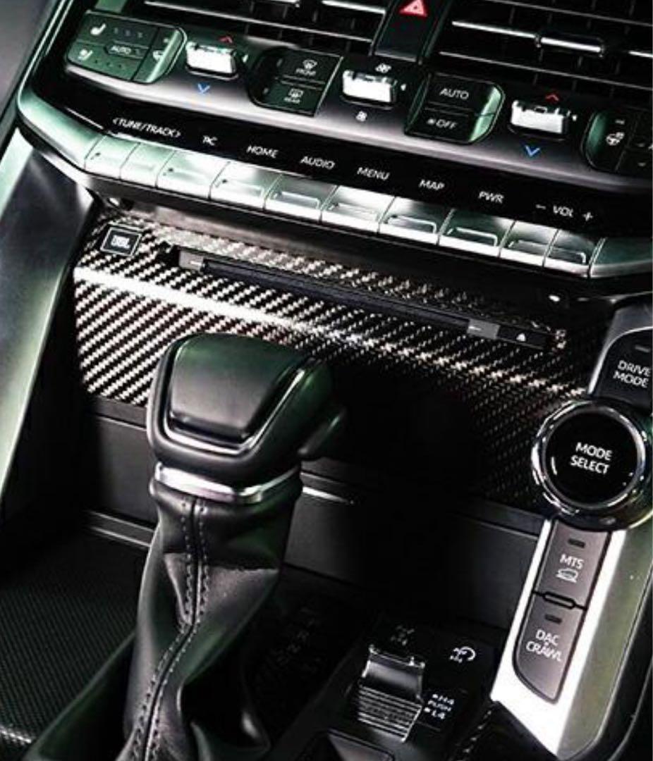 Aランドクルーザー300 カーボンパネルカバー メーターフード追加