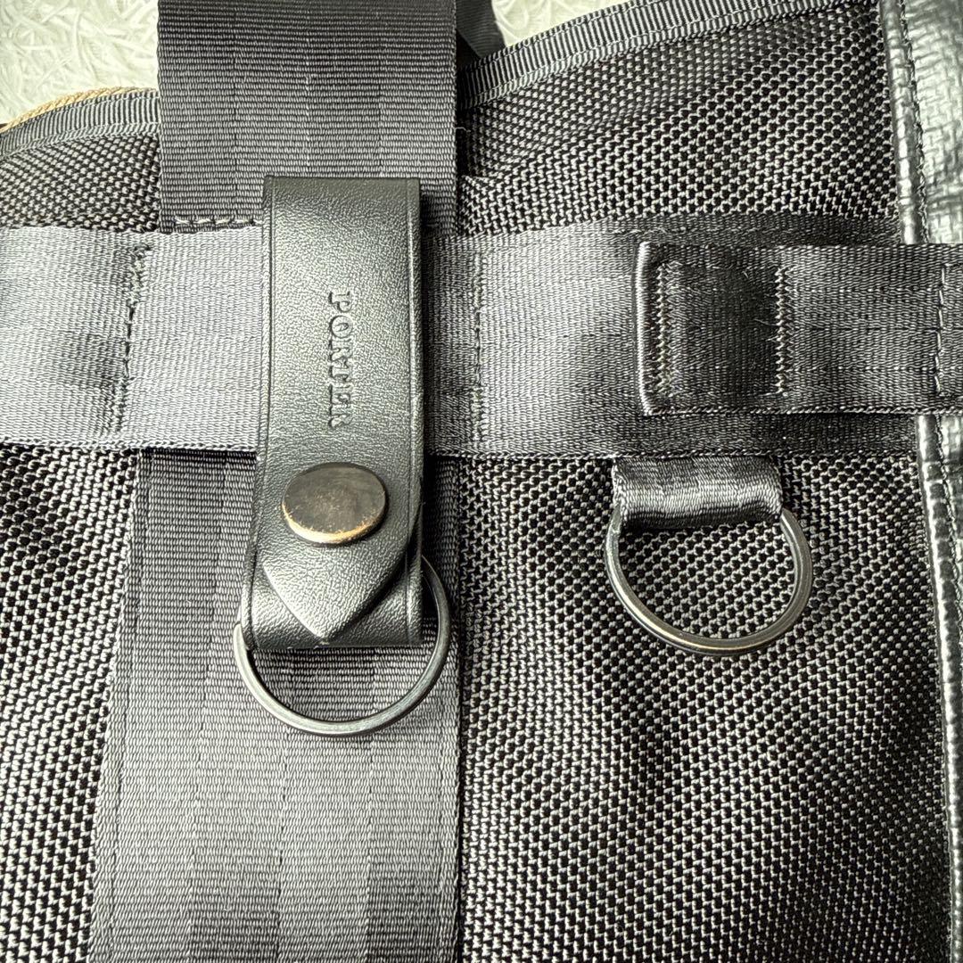 ポーター ヒート トートバッグ マグライト A4収納可 大容量 吉田カバン 黒