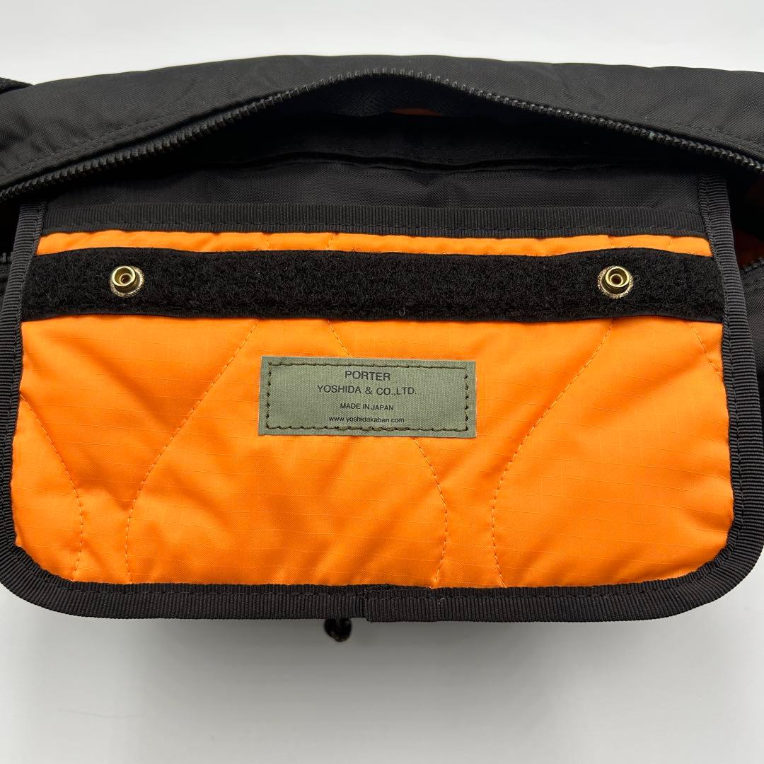 ☆未使用級☆【PORTER】現行 FORCE 2WAY WAIST BAG 黒