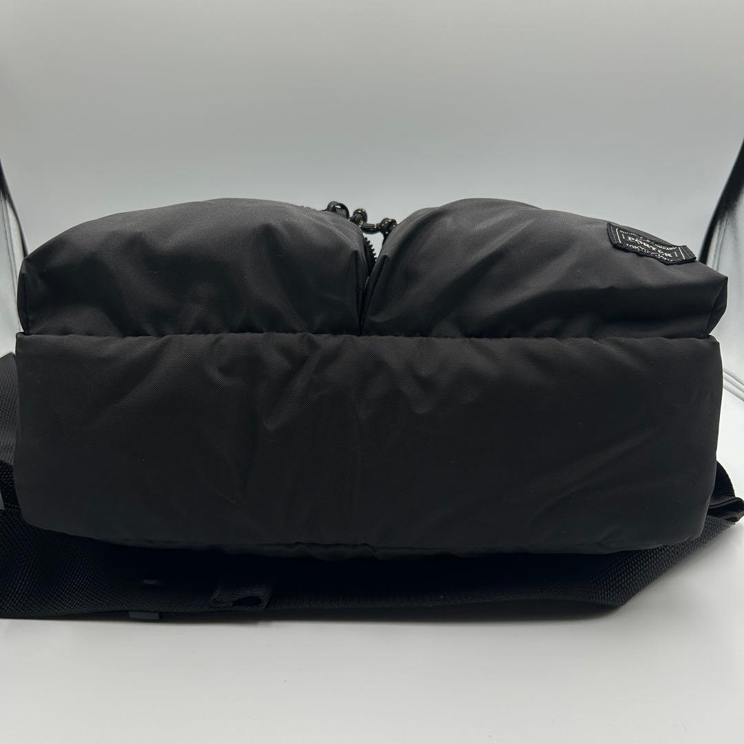 ☆未使用級☆【PORTER】現行 FORCE 2WAY WAIST BAG 黒