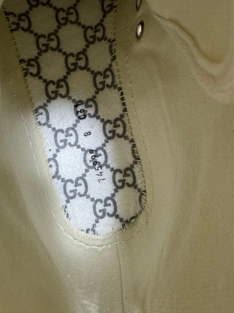 GUCCI ロゴパターン スニーカーメンズ8サイズ新品