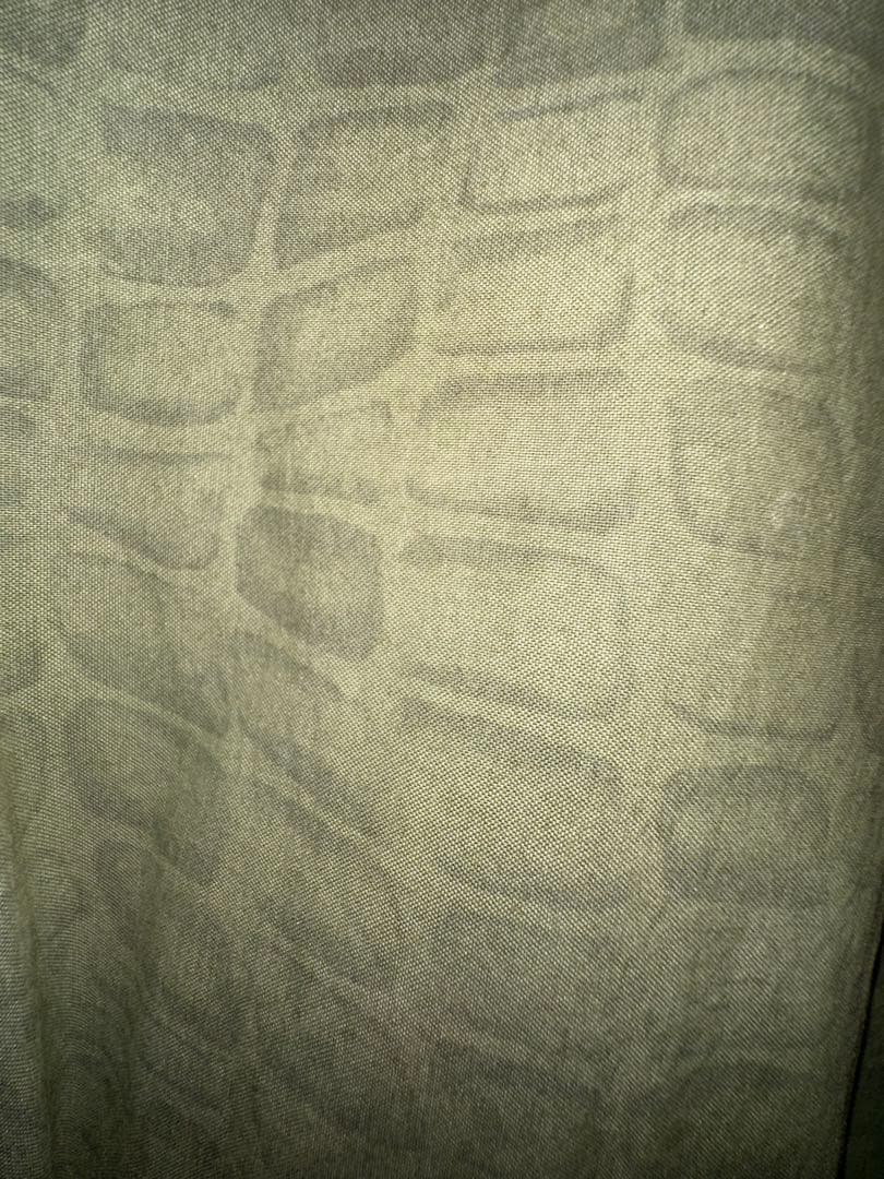 Stüssy モッズコート カーキ クロコダイル柄 古着