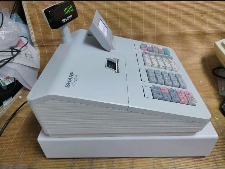 シャープレジスター　XE-A207　PC連携売上管理設定無料　995033