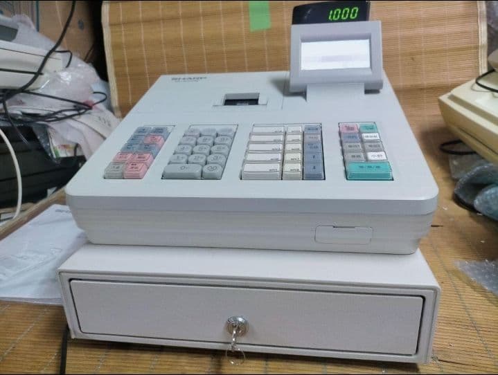 シャープレジスター　XE-A207　PC連携売上管理設定無料　995033