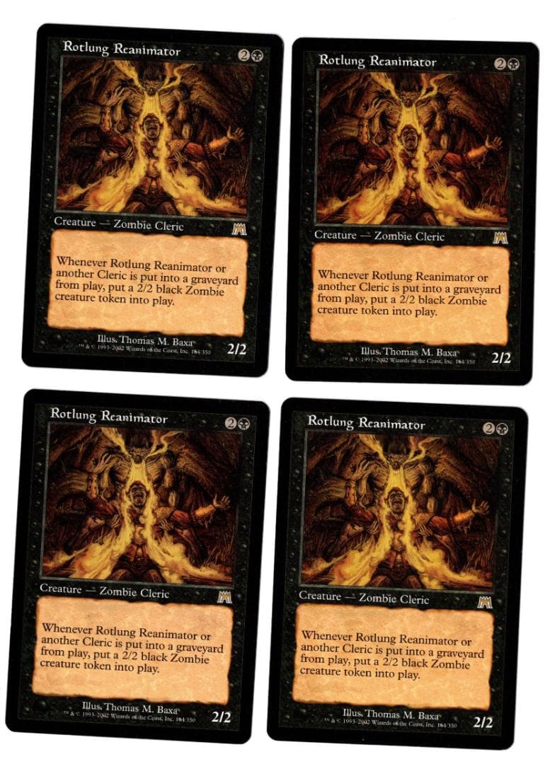 MTG ONS 腐れ肺の再生術師(EN)4枚セット