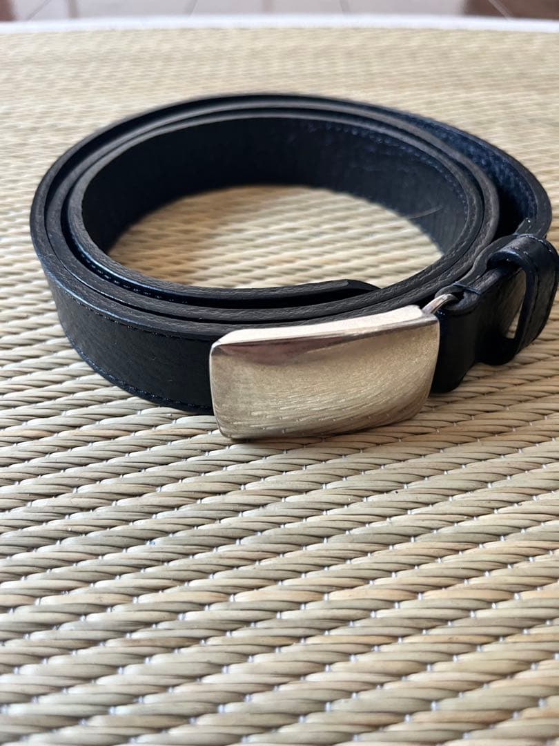 P.J&Co レザーベルト　シルバー925バックル