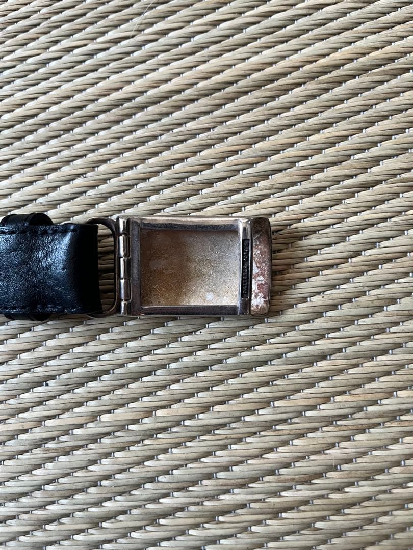 P.J&Co レザーベルト　シルバー925バックル