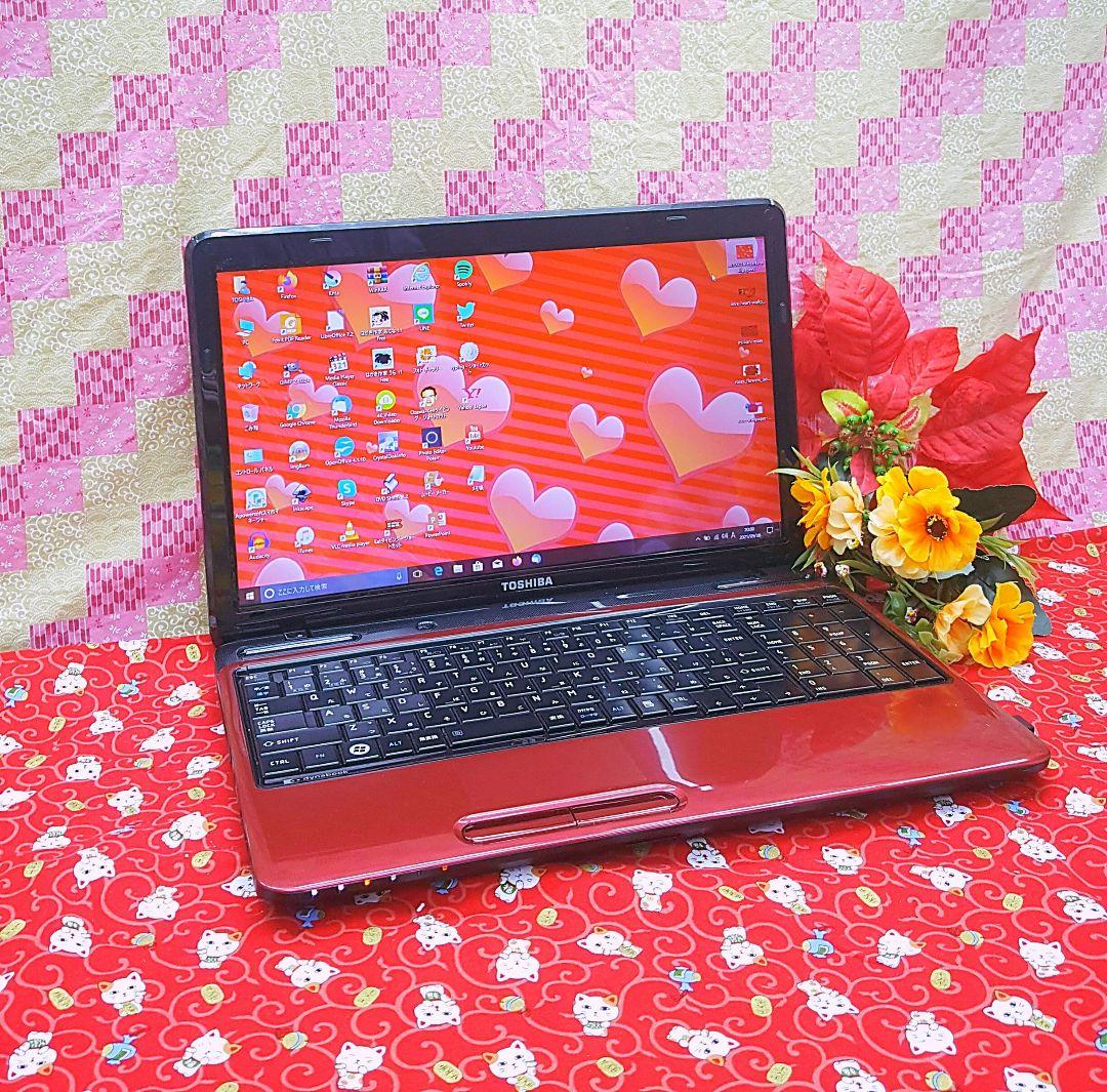 最新Win11搭載♥東芝♥2世代Corei5搭載♥レッド色東芝♥動画編集