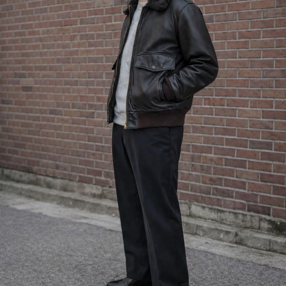 値下げ！llbean g-1 レザージャケット USA製40