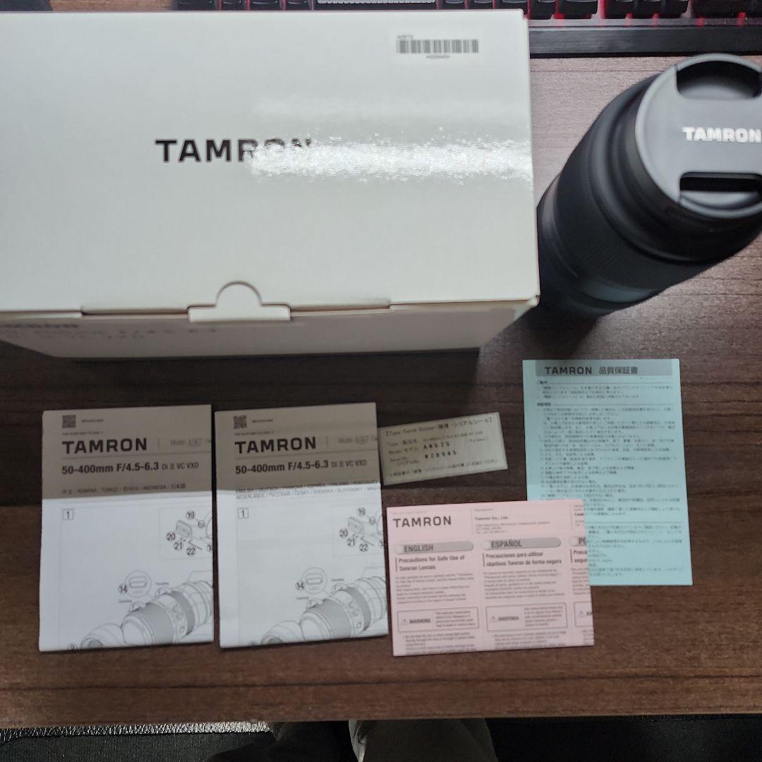 TAMRON 50-400mm F/4.5-6.3 ソニーE 美品 A067