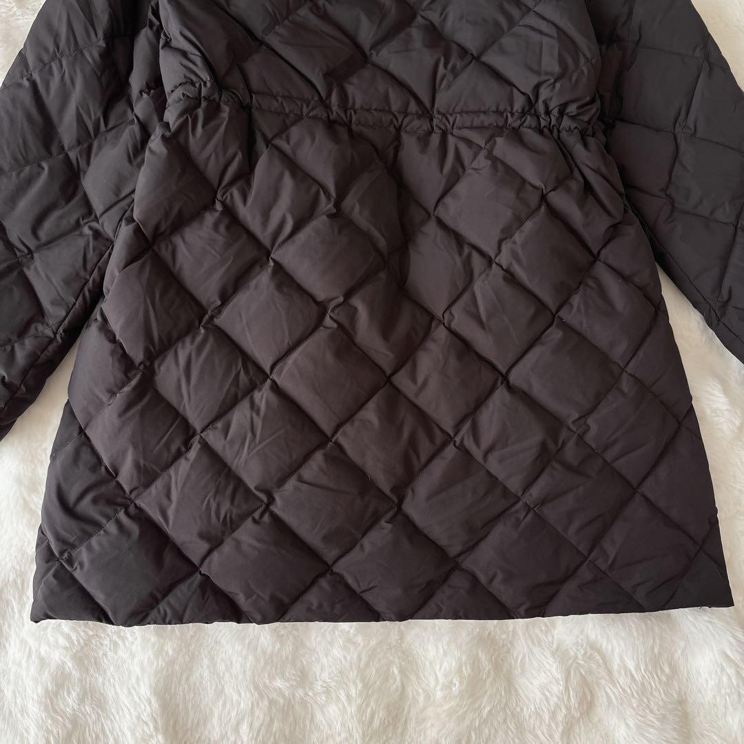 TAION × NOLLEY'S 別注 ウエスト切替えノーカラーダウン ブラック