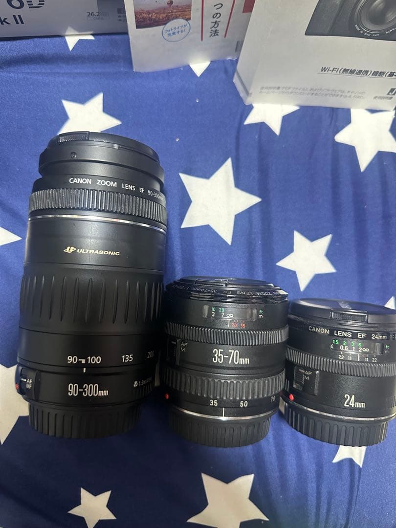 Canon EOS 6D Mark II 標準&望遠&単焦点トリプルレンズセット