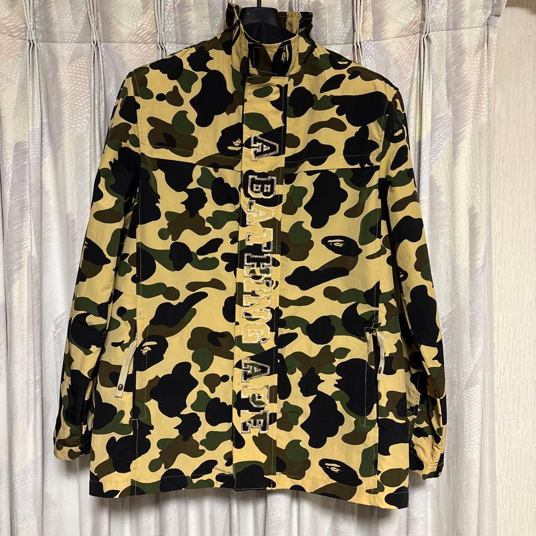 【初期】APE エイプ ナイロン 迷彩　ジャケット ベイプカモ ファーストカモ