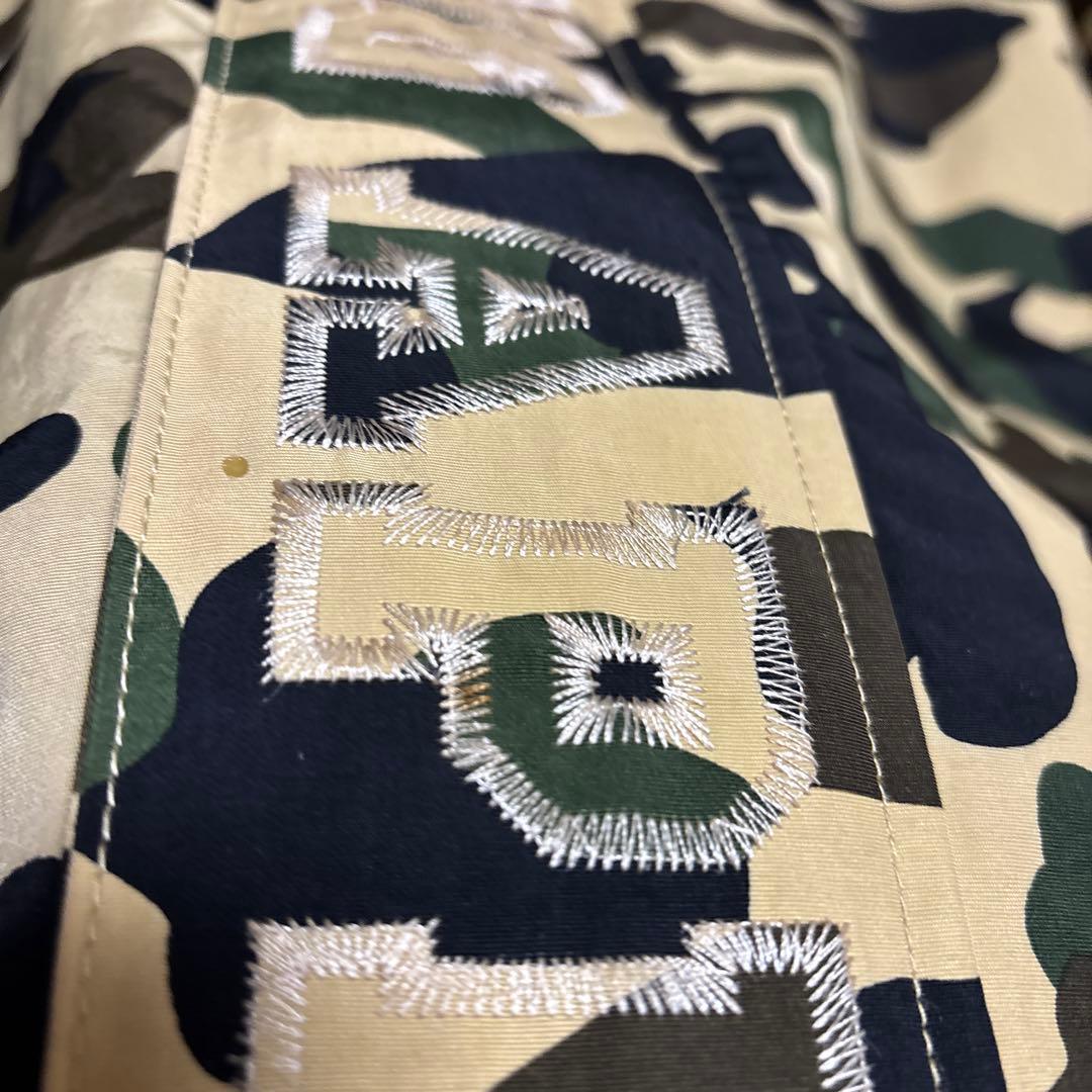 【初期】APE エイプ ナイロン 迷彩　ジャケット ベイプカモ ファーストカモ