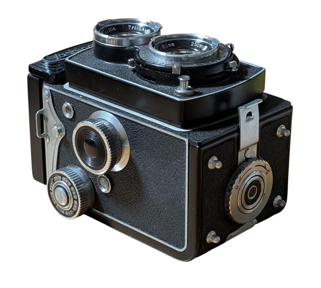 ヤシカ Yashicaflex 二眼レフカメラ レンズキャップ付き