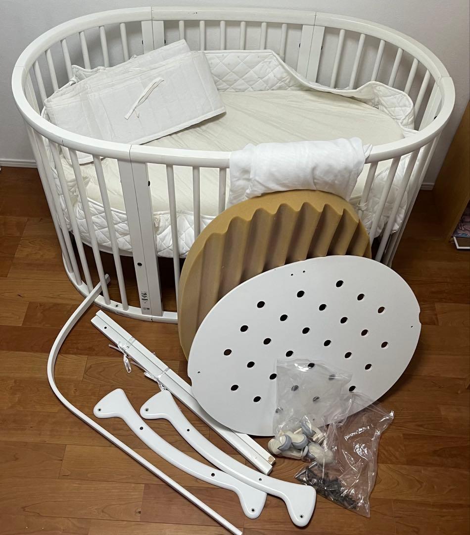 ストッケ　スリーピーベッド　ホワイト　フルセット