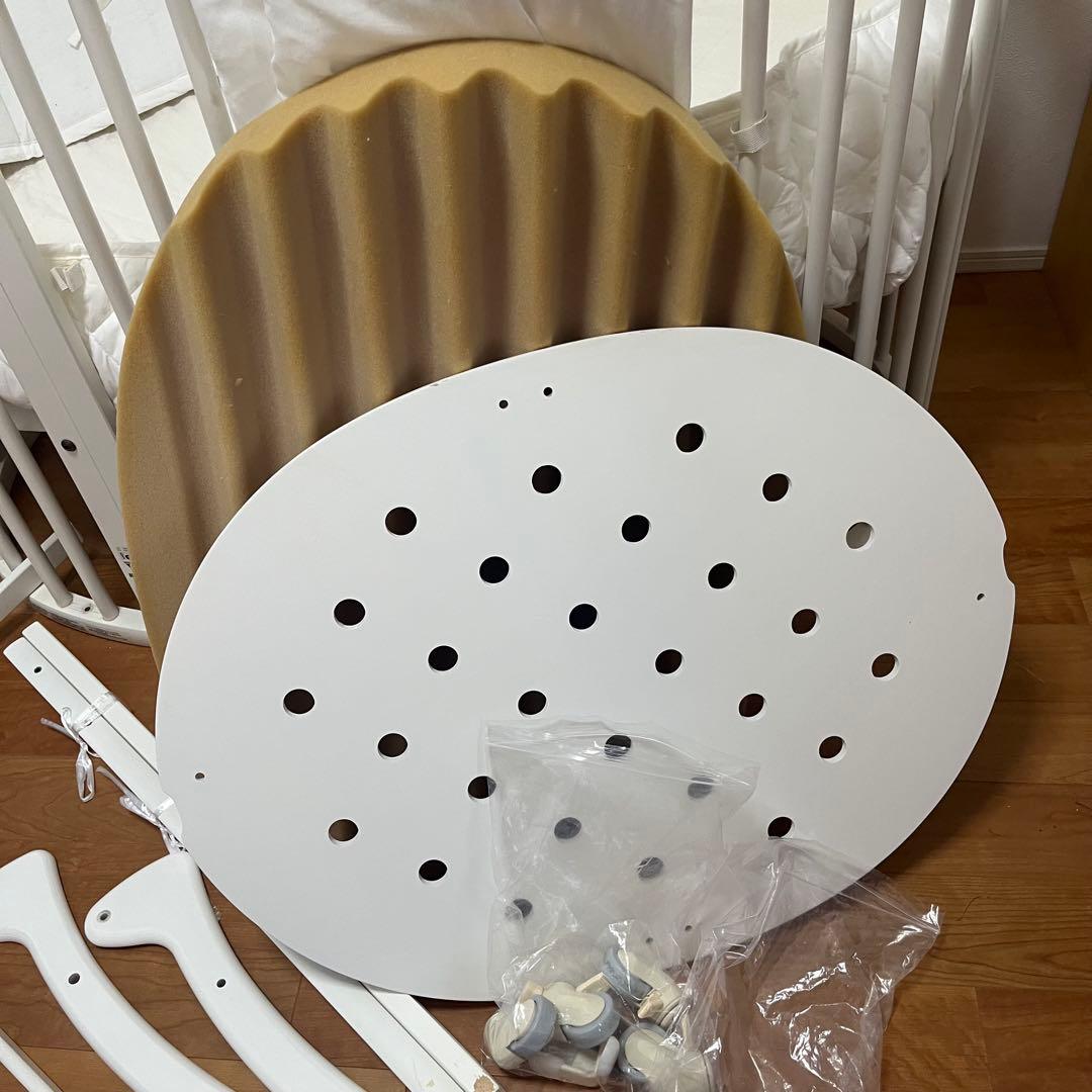 ストッケ　スリーピーベッド　ホワイト　フルセット