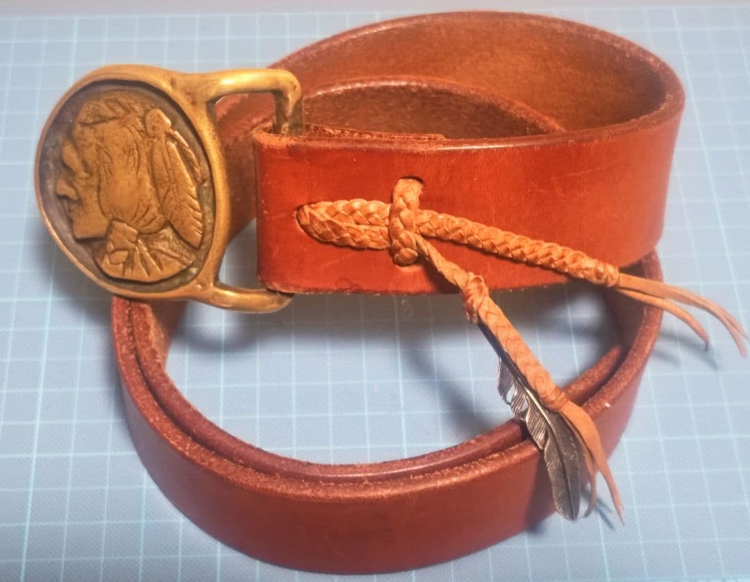 【希少】 goro's ゴローズ ベルト 真鍮 インディアン ヴィンテージ