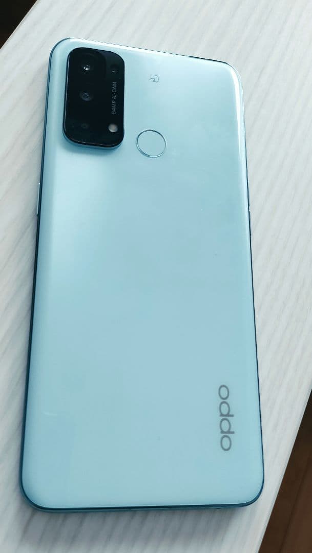 OPPO reno5A スマートフォン ライトブルー　rakuten