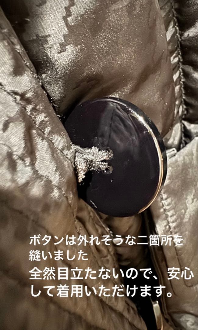 d.i.a ダウンジャケット ブラック ファー付き ベルト付き Fサイズ