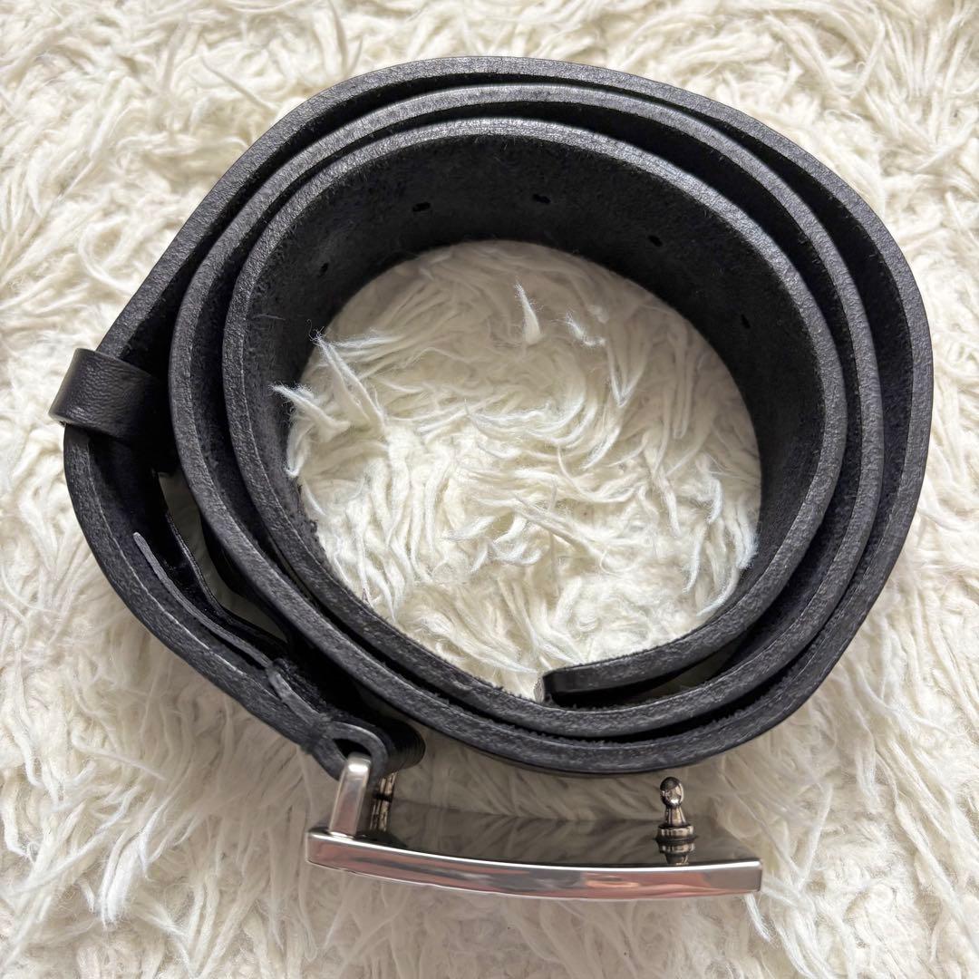 美品　グッチ ベルト GGバックル ブラック　スクエア　245906 メンズ