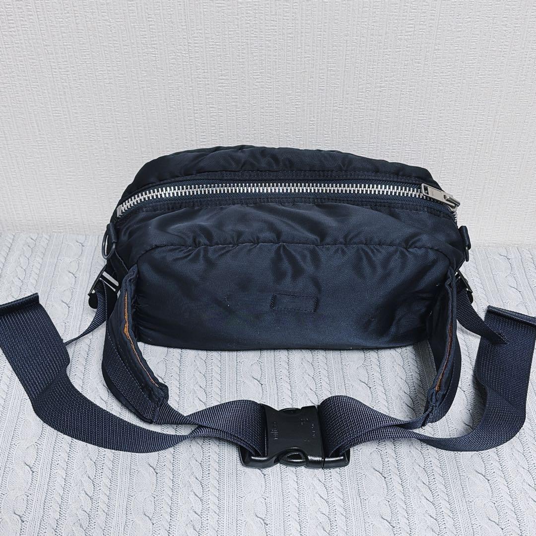 【希少】HEAD PORTER ニューウエストバッグ タンカー ネイビー