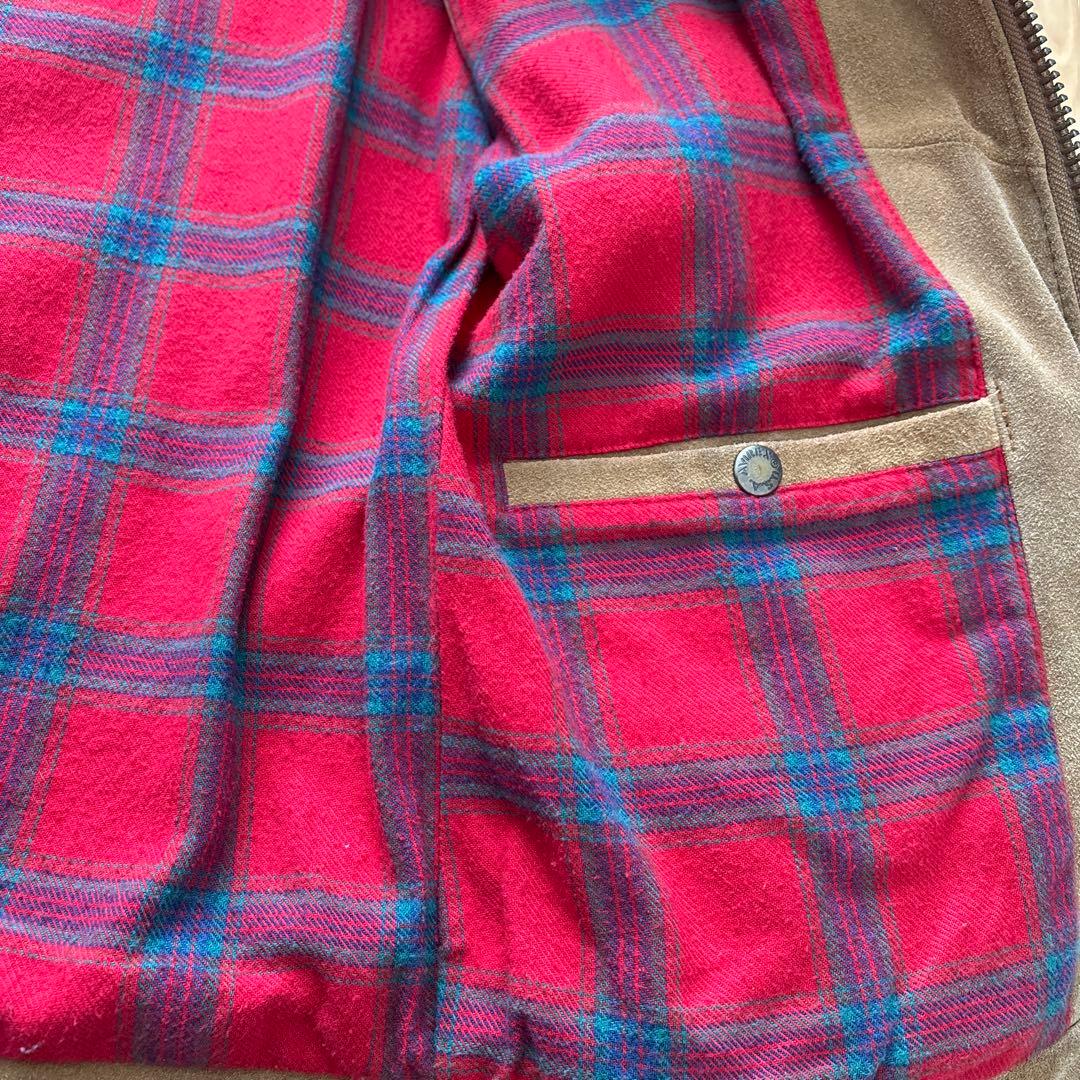 AVIREX パッチ付きレザージャケット L