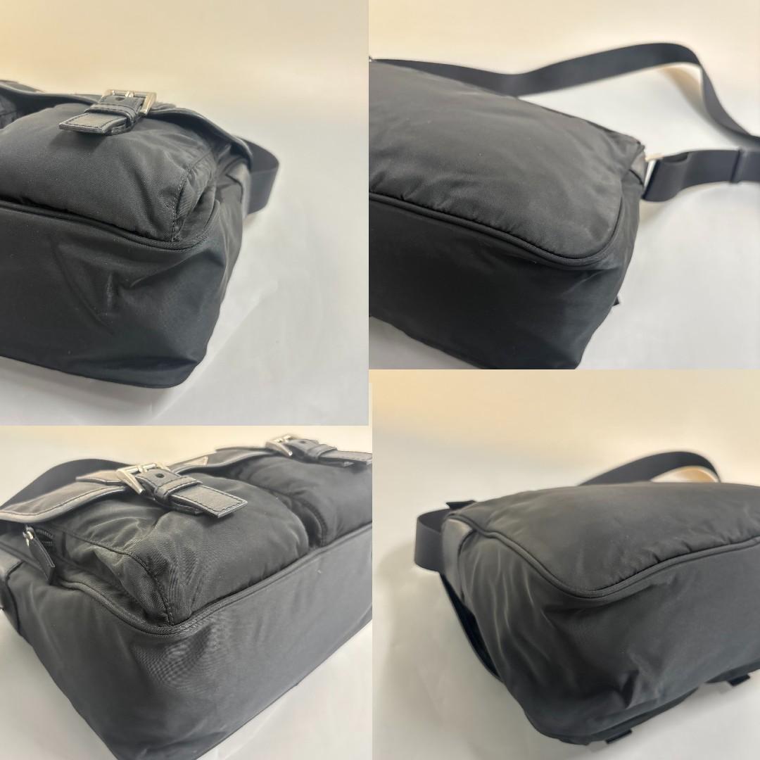 極美品 プラダ テスートナイロン ショルダーバッグ メッセンジャーバッグ