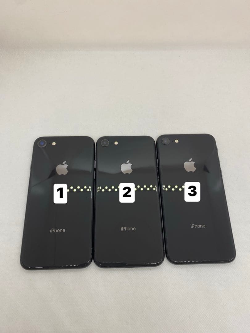 iPhone 8 セット 3台 64GB 256GB