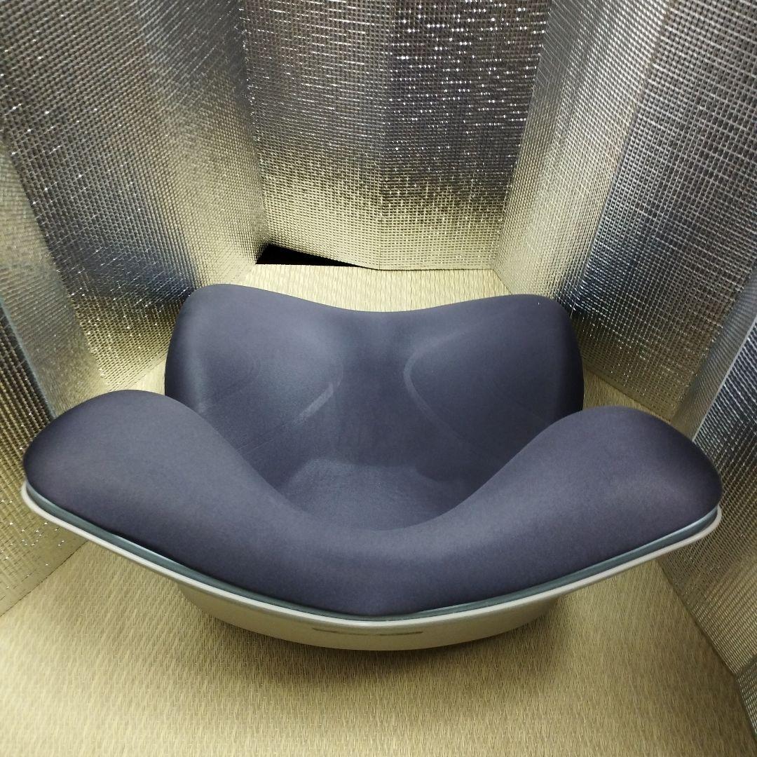 MTG Style Premium　バタフライ型クッションチェア ダークグレー