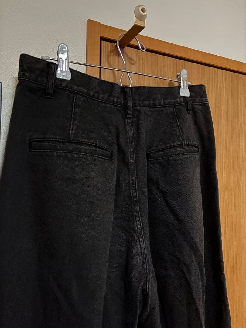 カレンソロジー / タックワイドデニム 38サイズ ブラック