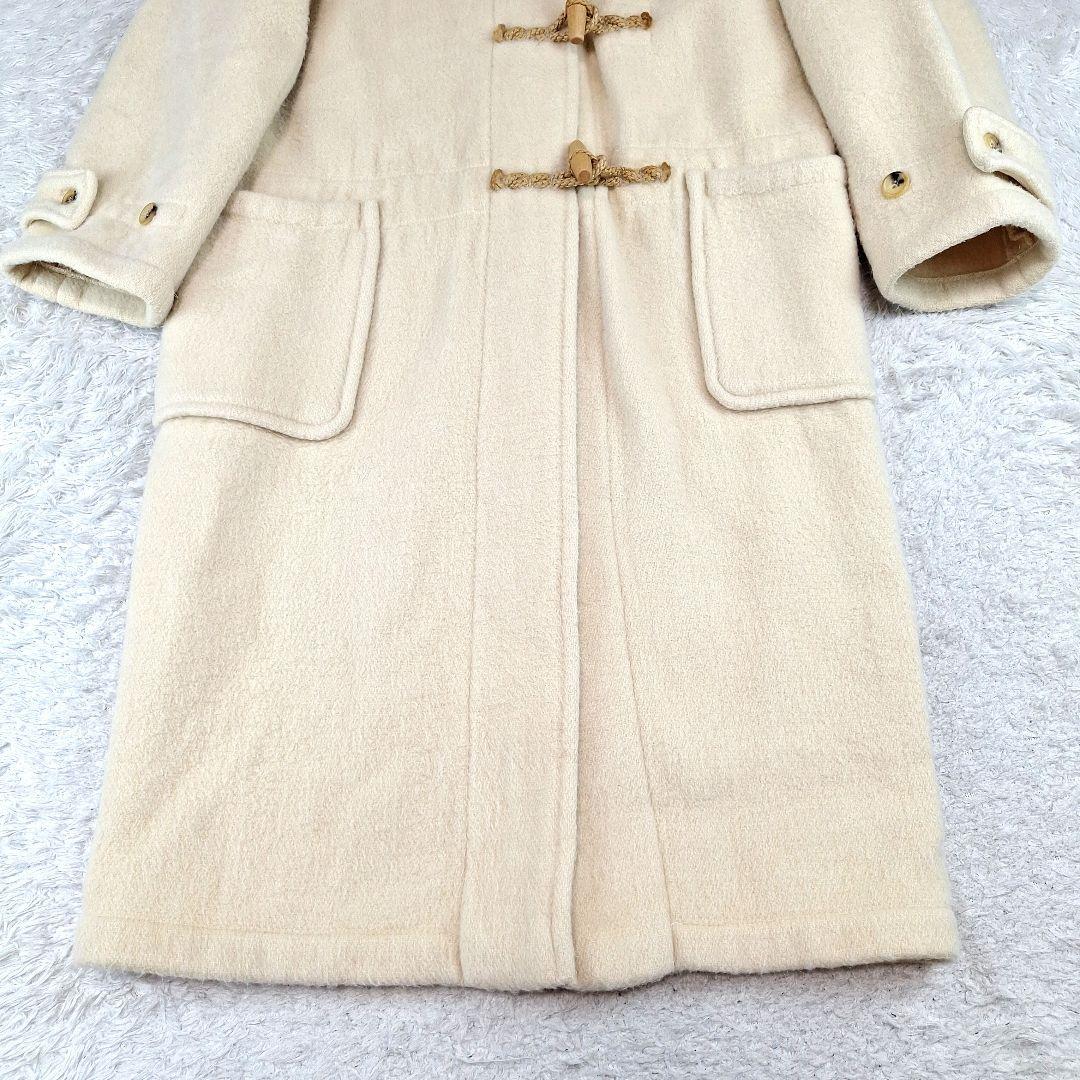 英国製✨マーガレットハウエル　ダッフルコート　クリームベージュ　マキシ丈　M～L