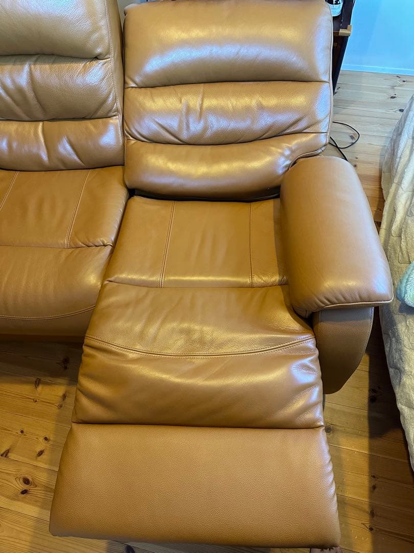 2人掛け電動リクライニングソファ(Nビリーバ 厚革) ニトリ