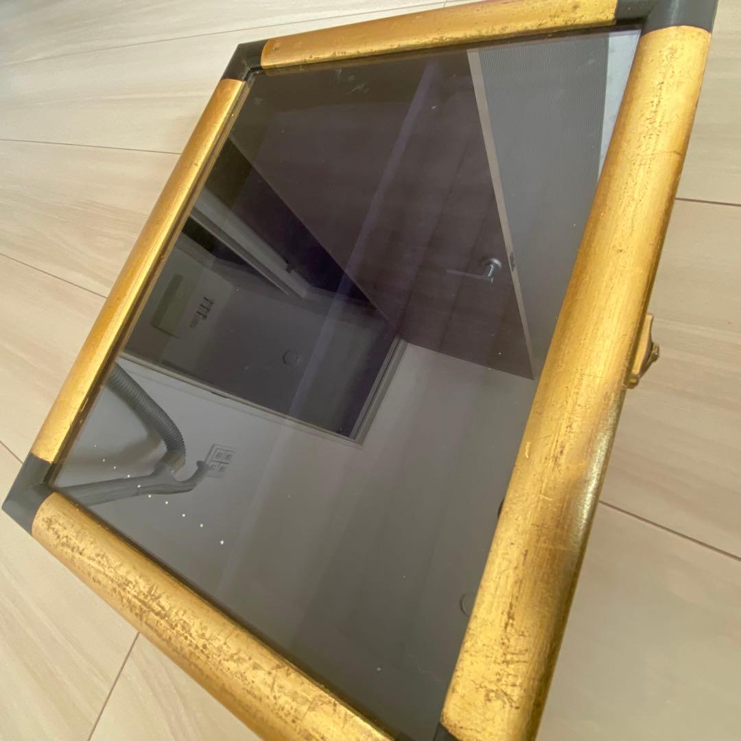 quarant'otto黒金色ベルベット仕上げクゥアラントットジュエリーボックス