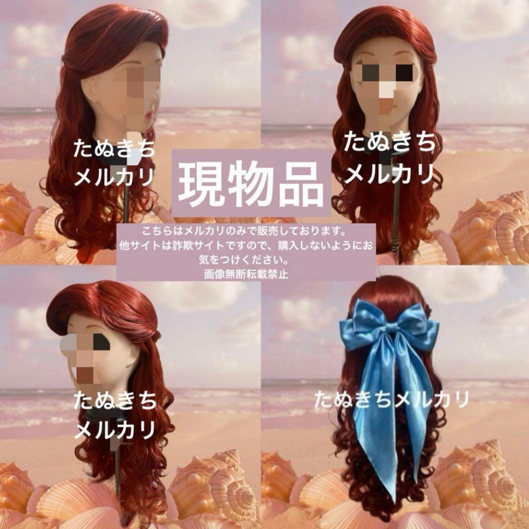 ゆめ　アリエル風　町娘　ウィッグ