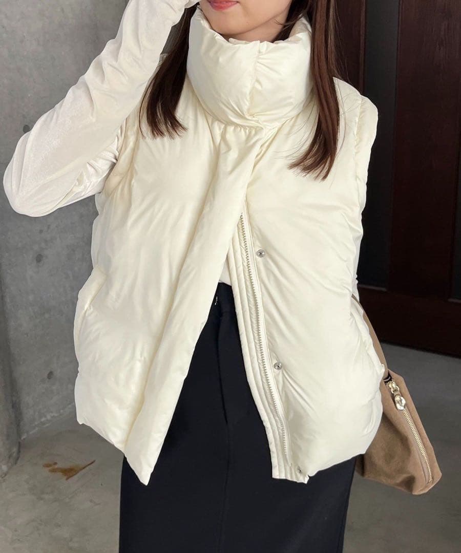 新品　CAPRICIEUX LE'MAGE 2WAY中綿パフジャケット　38