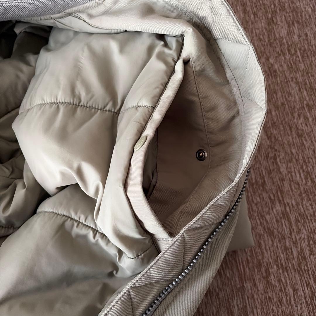 THE NORTH FACE ライトカーキ色 ナイロン中綿ジャケット XL