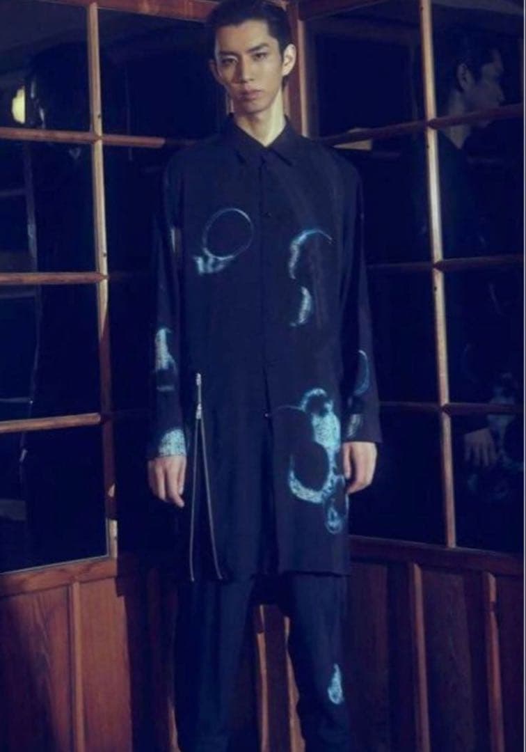 岸*也様 Ground y 江戸川乱歩　人間椅子　レーヨンロングシャツ