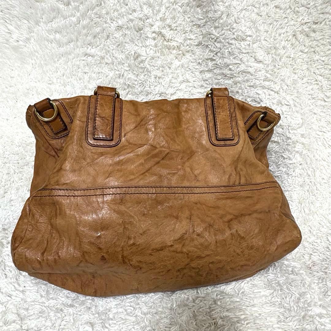 GIVENCHY ジバンシィ パンドラ ロゴ金具 レザー 本革 バッグ