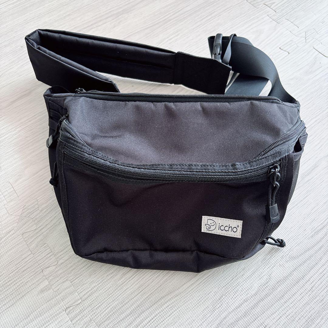iccho 3WAY ヒップシート・ボディバッグ ブラック 美品