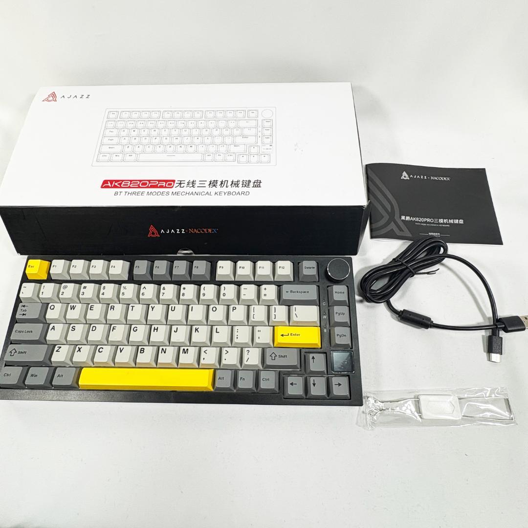 【美品】EPOMAKER AJAZZ AK820PRO 無線/有線 3モード対応