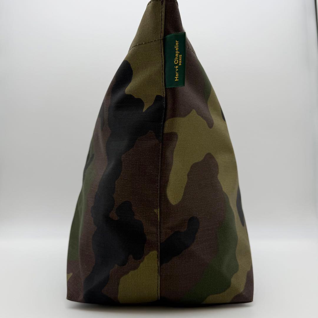 エルベシャプリエ 1837W カモフラージュ コーデュラトラベルバッグ L