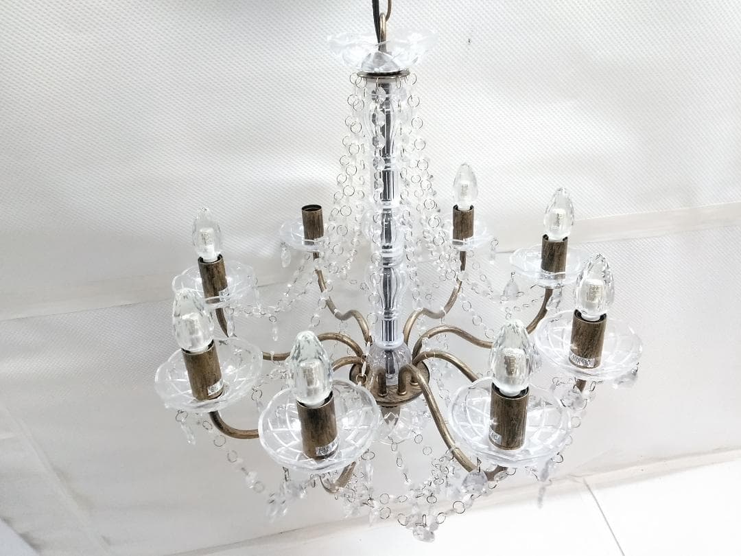 秋山貿易 ジュリエット LED 9灯 67B308887K シャンデリア ◇