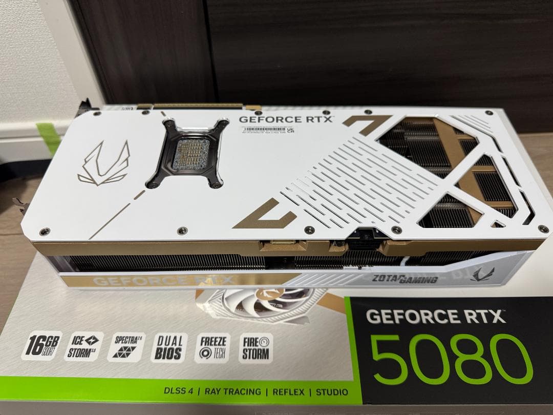 ［最終値下げ］ZOTAC GeForce RTX 5080 ホワイト